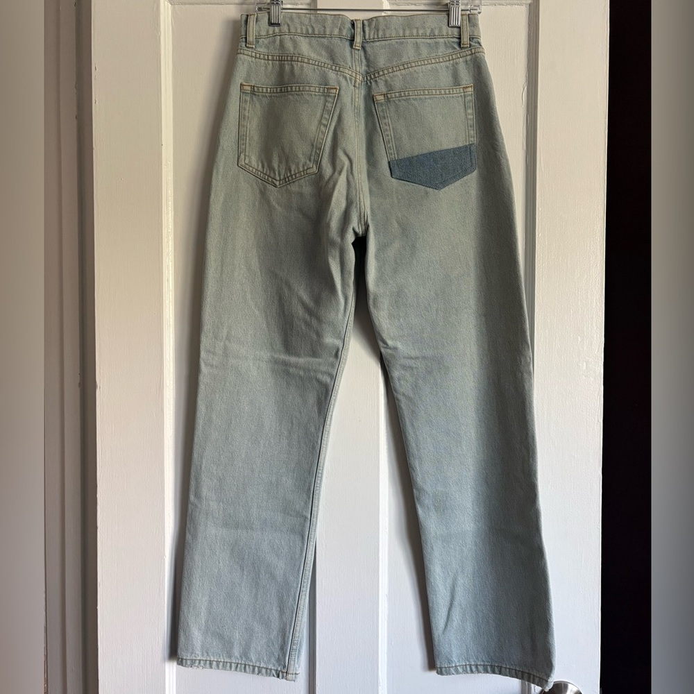 Reformation Cynthia High Rise Patchwork Jeans - Picture 2 of 5